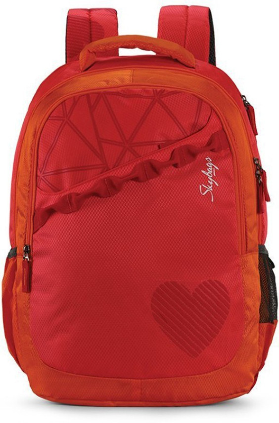 skybags pink backpack