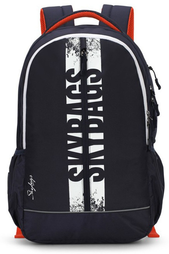 skybags navy blue backpack