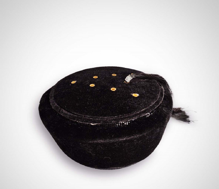 ETA Saqib Shami Plain Black Cap Cap 