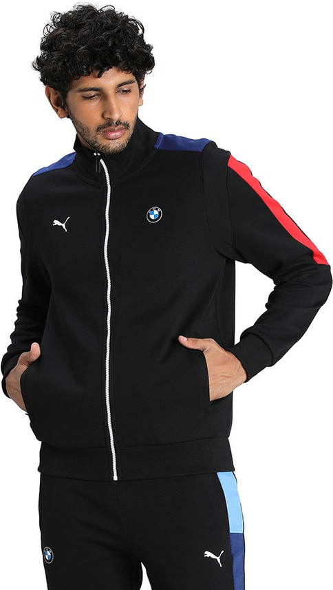 puma full sleeve colorblock men jacket