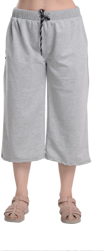 Capri Pyjama Shorts Women Grey Capri 