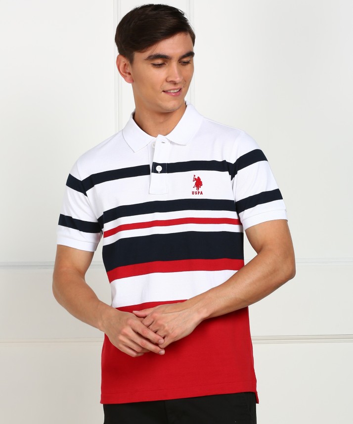 us polo striped t shirt