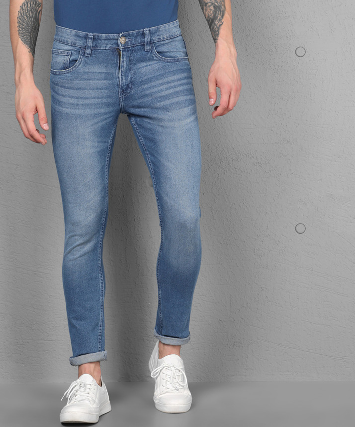 Flipkart Skinny Men Dark Blue Jeans 