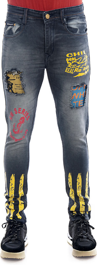 arzaan Slim Men Grey Jeans - Buy arzaan 