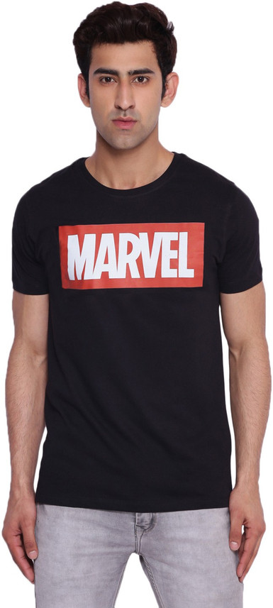 Marvel Avengers Printed Men Round Neck 