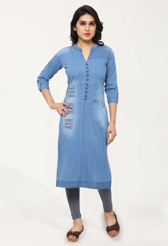 Patiala house Casual Ombre Women Kurti 