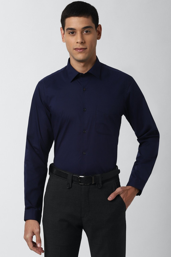 Peter england dark blue shirt Clearance