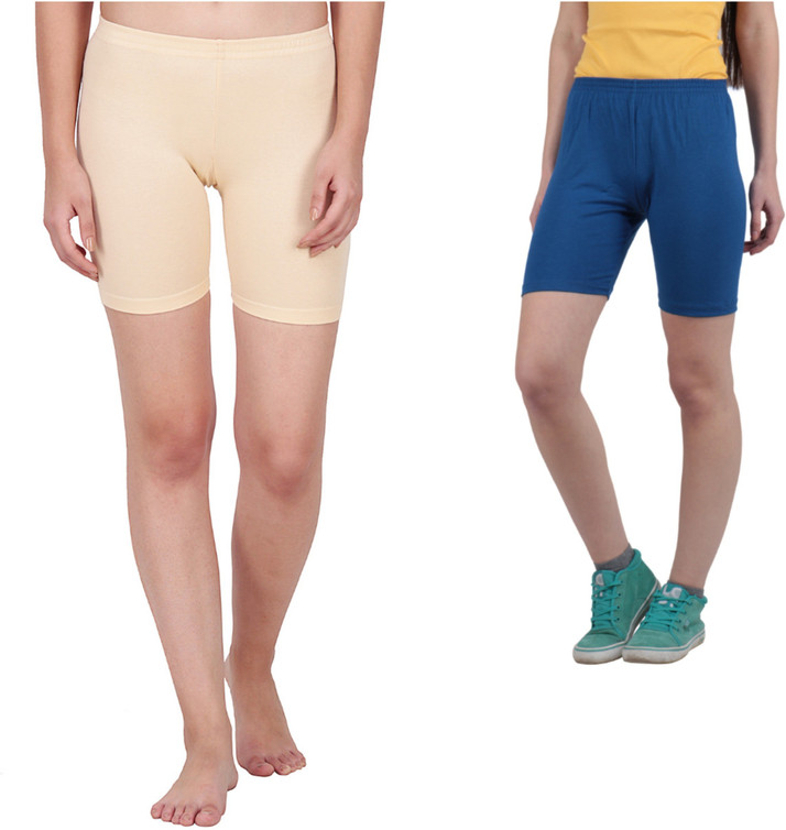 Splash Solid Women Beige, Blue Cycling 