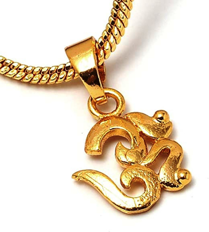 CZ Om Shiva Pendant Men 