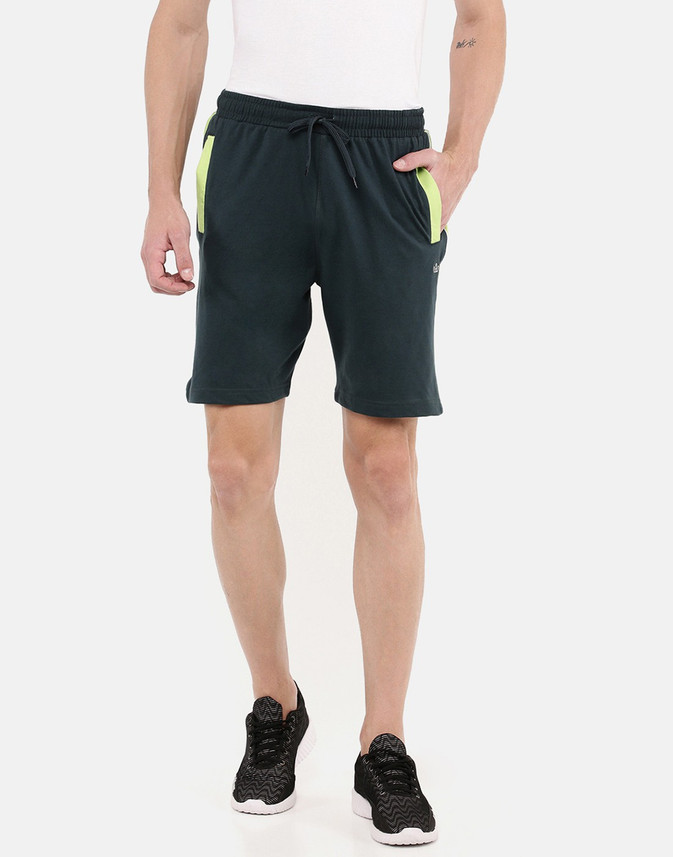 DIXCY SCOTT Striped Men Green Bermuda 