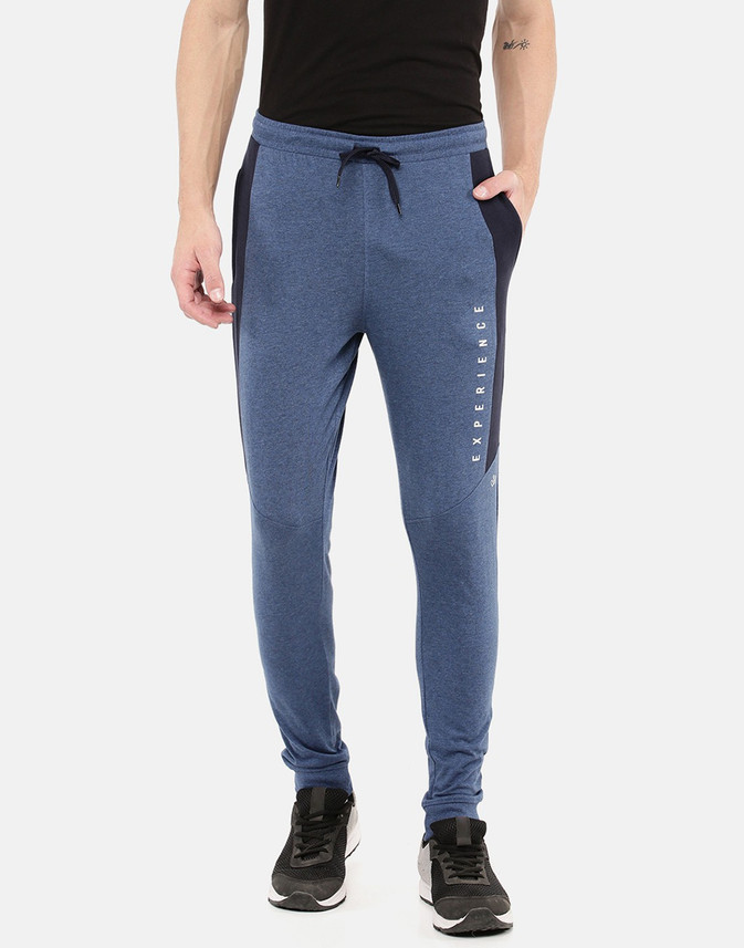 DIXCY SCOTT Solid Men Blue Track Pants 