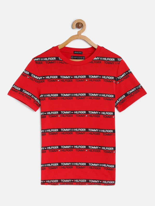TOMMY HILFIGER Boys Printed Pure Cotton 