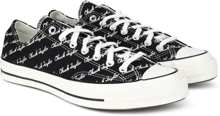 converse black sneakers flipkart