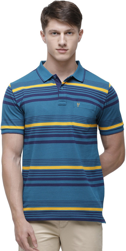 Classic Polo Striped Men Polo Neck 