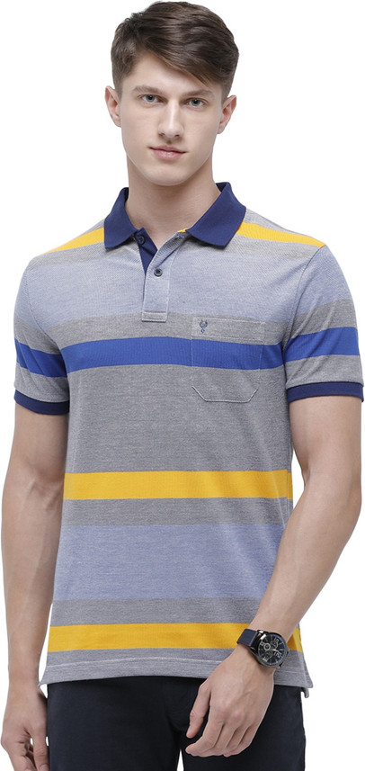 Classic Polo Striped Men Polo Neck 