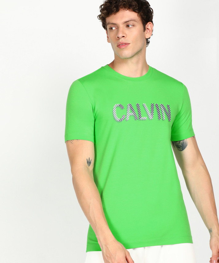 Calvin Klein Jeans Printed Men Round 