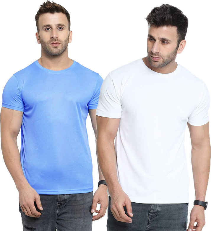 UDI n ADI Solid Men Round Neck Light 