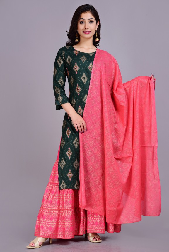 sharara set on flipkart