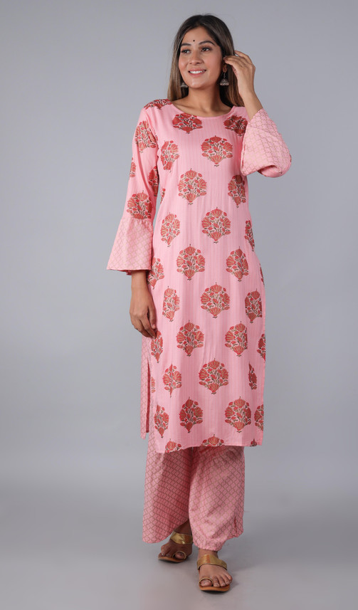 mom's Women Kurta and Palazzo Set - Buy mom's Women Kurta and Palazzo Set  Online at Best Prices in India | Flipkart.com