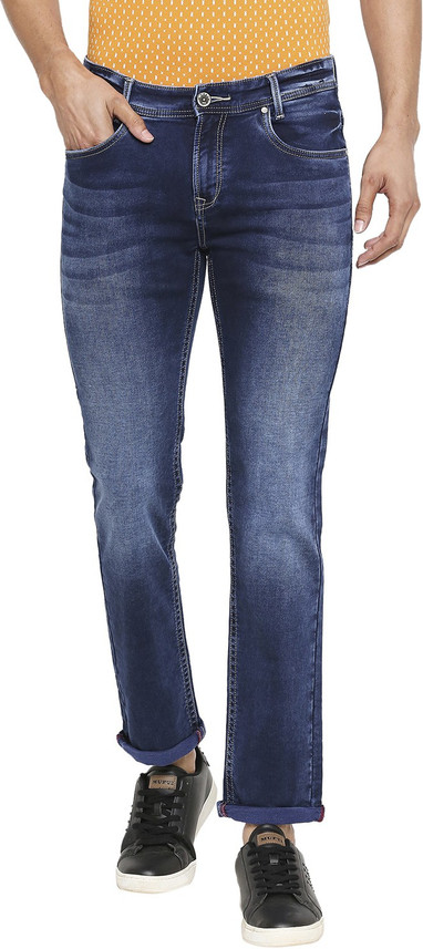MUFTI Regular Men Dark Blue Jeans - Buy 