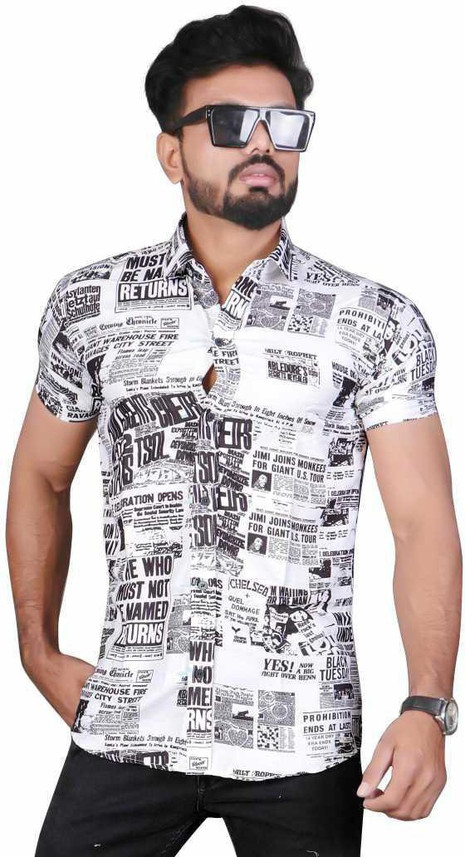 Buy SYSBELLA FASHION Men Printed Casual 