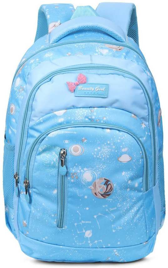 sky blue school bag