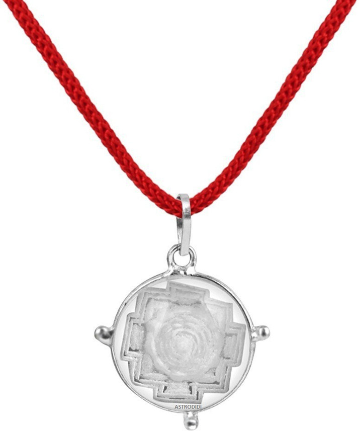 Sphatik Shree Yantra Pendant Crystal 