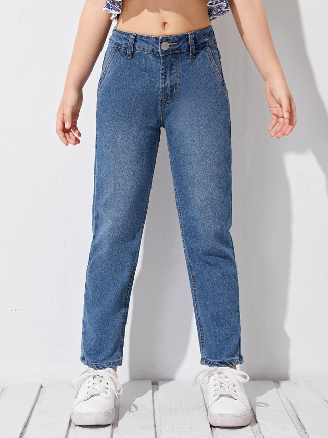 KOTTY Regular Girls Blue Jeans - Buy 