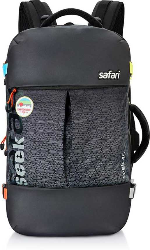 Safari Seek 45l 21 Ob Blk 45 792 L Large Laptop Backpack Black Price In India Flipkart Com