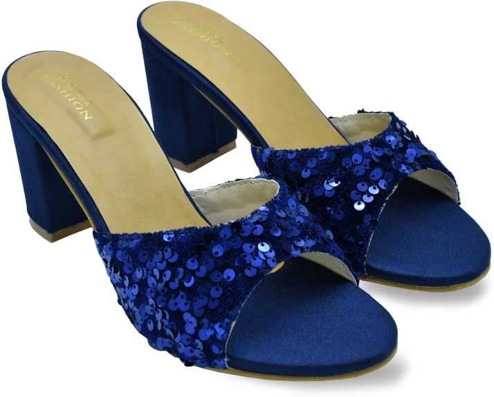 Aana fashion Women Blue Heels - Buy Aana fashion Women Heels Online at Best Price - Shop Online for Footwears in India |
