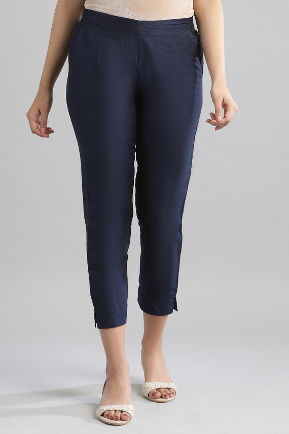 Aurelia Regular Fit Women Blue Trousers 