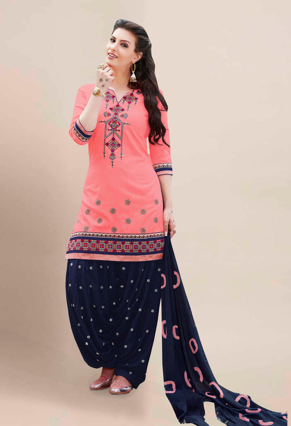 patiala dress materials
