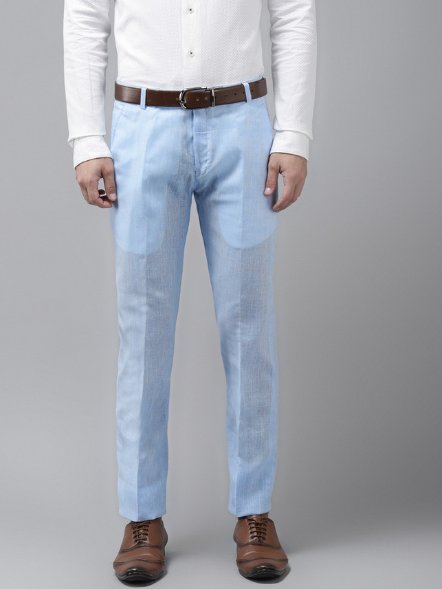 Hangup Regular Fit Men Blue Trousers 