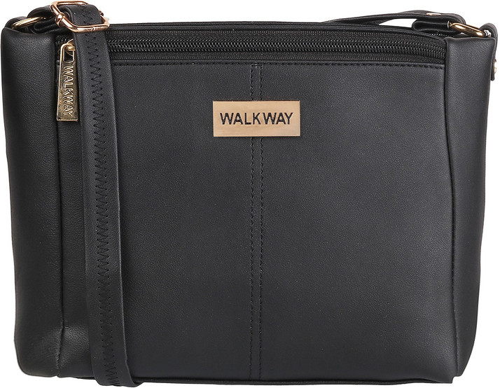 Walkway Black Sling Bag 66-7074-Black 