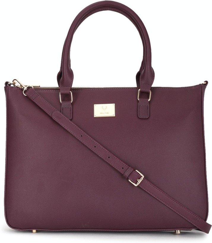 allen solly maroon handbag