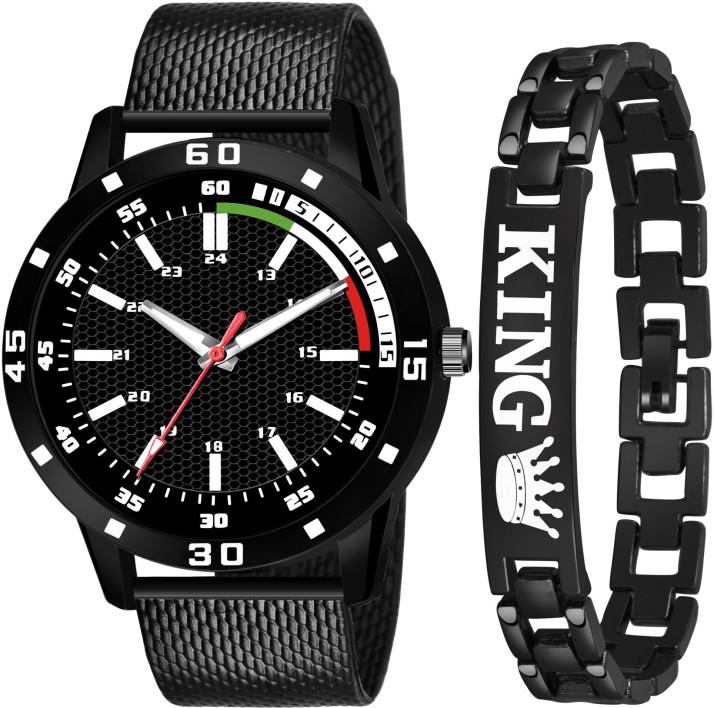 watch with bracelet set flipkart