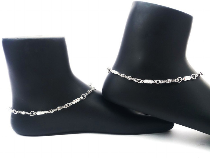 Foot Jewellery Oxidised Silver Plated 