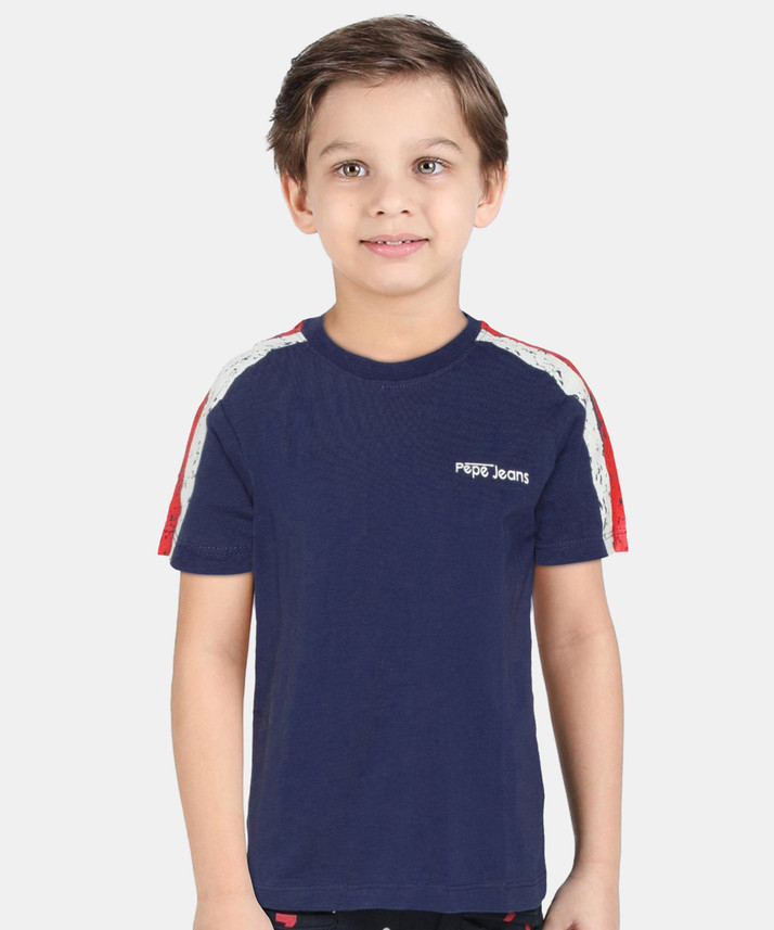 Pepe Jeans Boys Solid Pure Cotton 
