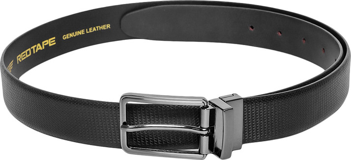 RED TAPE Men Formal Black Genuine 
