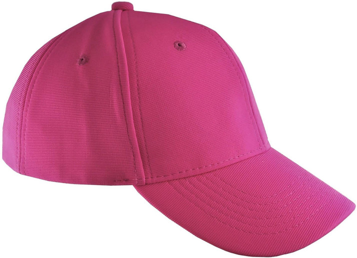 poshing Solid Pink plain caps for girls 