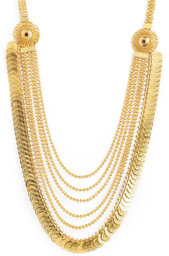 Parna One Gram Gold-plated Long Necklace