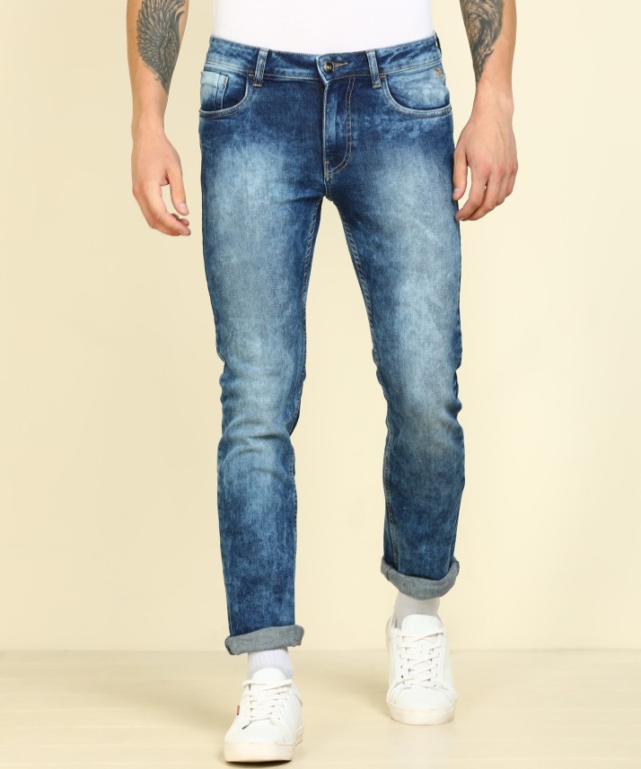 flying machine slim men blue jeans