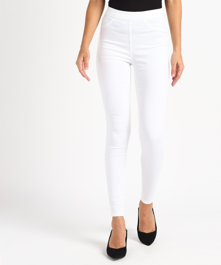 MARKS \u0026 SPENCER Women White Jeggings 