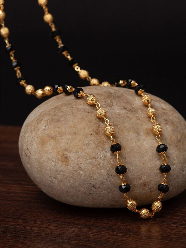 NEW RUDRAKSH Black Moti Mala For Girls 