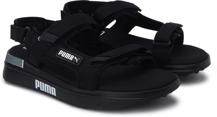 puma black rider sandals