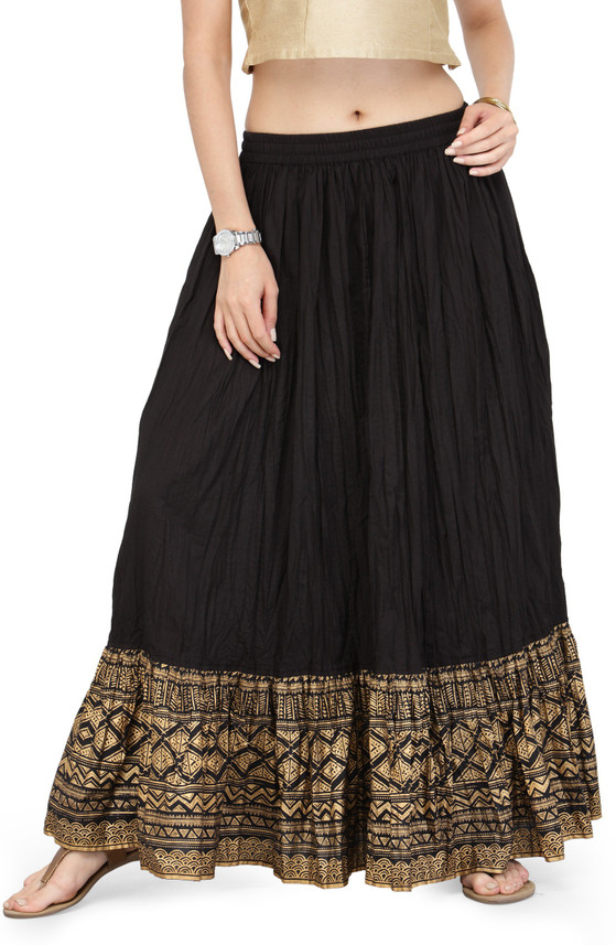 crop top with long skirt flipkart
