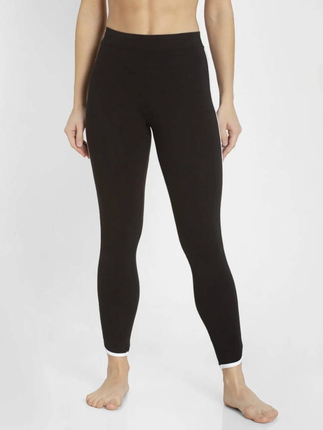 JOCKEY Solid Women Black Track Pants 