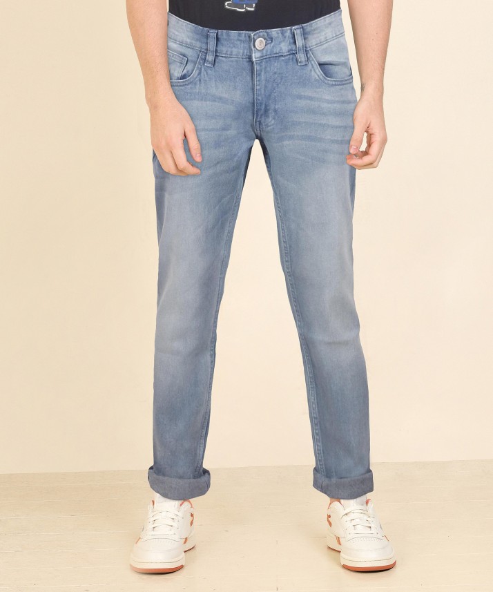 metronaut slim men light blue jeans