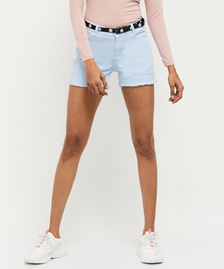 max denim shorts