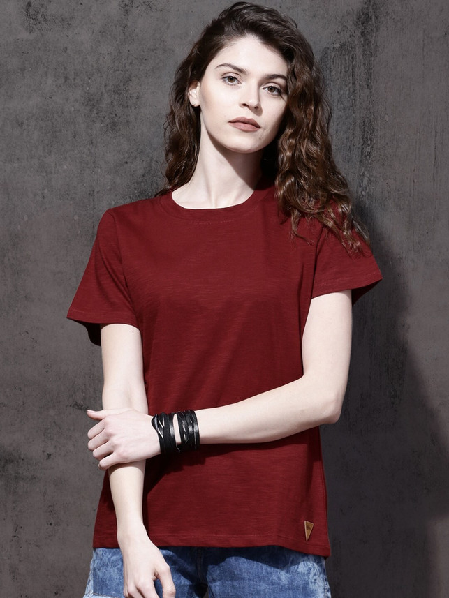 t shirts for women on flipkart